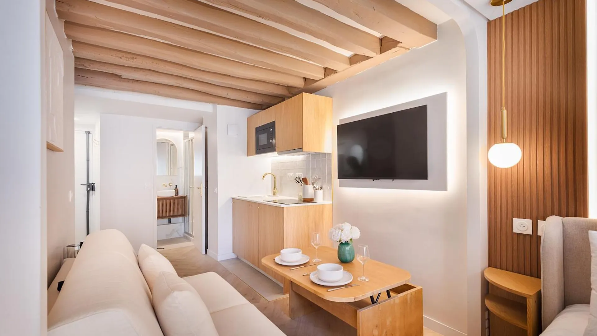 Louvre - Rivoli - Designer Studio - Sleeps 3P Paris Lejlighed
