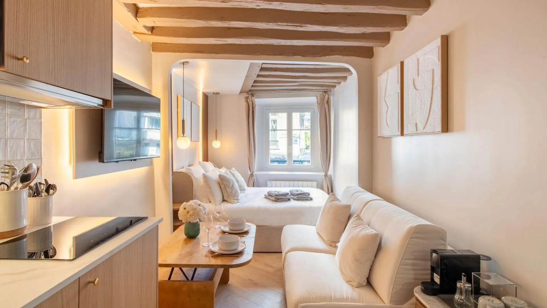 Louvre - Rivoli - Designer Studio - Sleeps 3P Paris Fransa